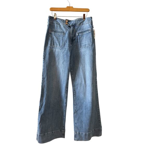 Habitual Shay High Rise Wide Leg Denim Jeans Light Wash 29 - Picture 1 of 8